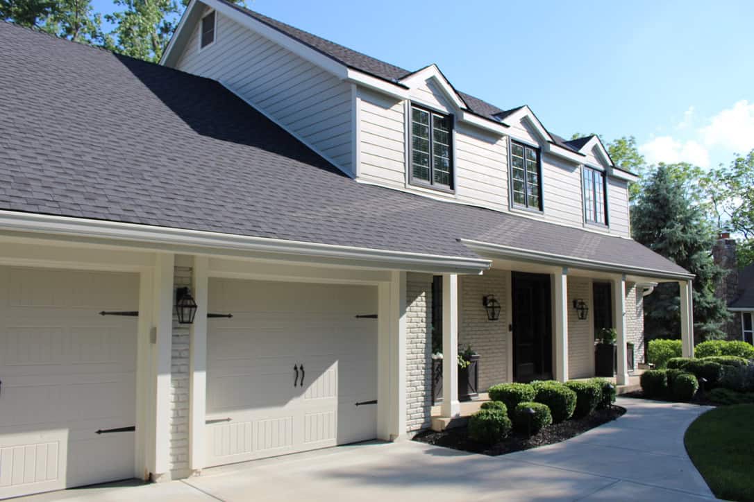 Kansas City exterior siding and landscaping for curb appeal.