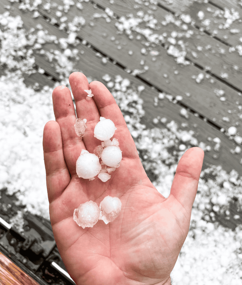 Hardie siding protecting Kansas City home from hail damage.
