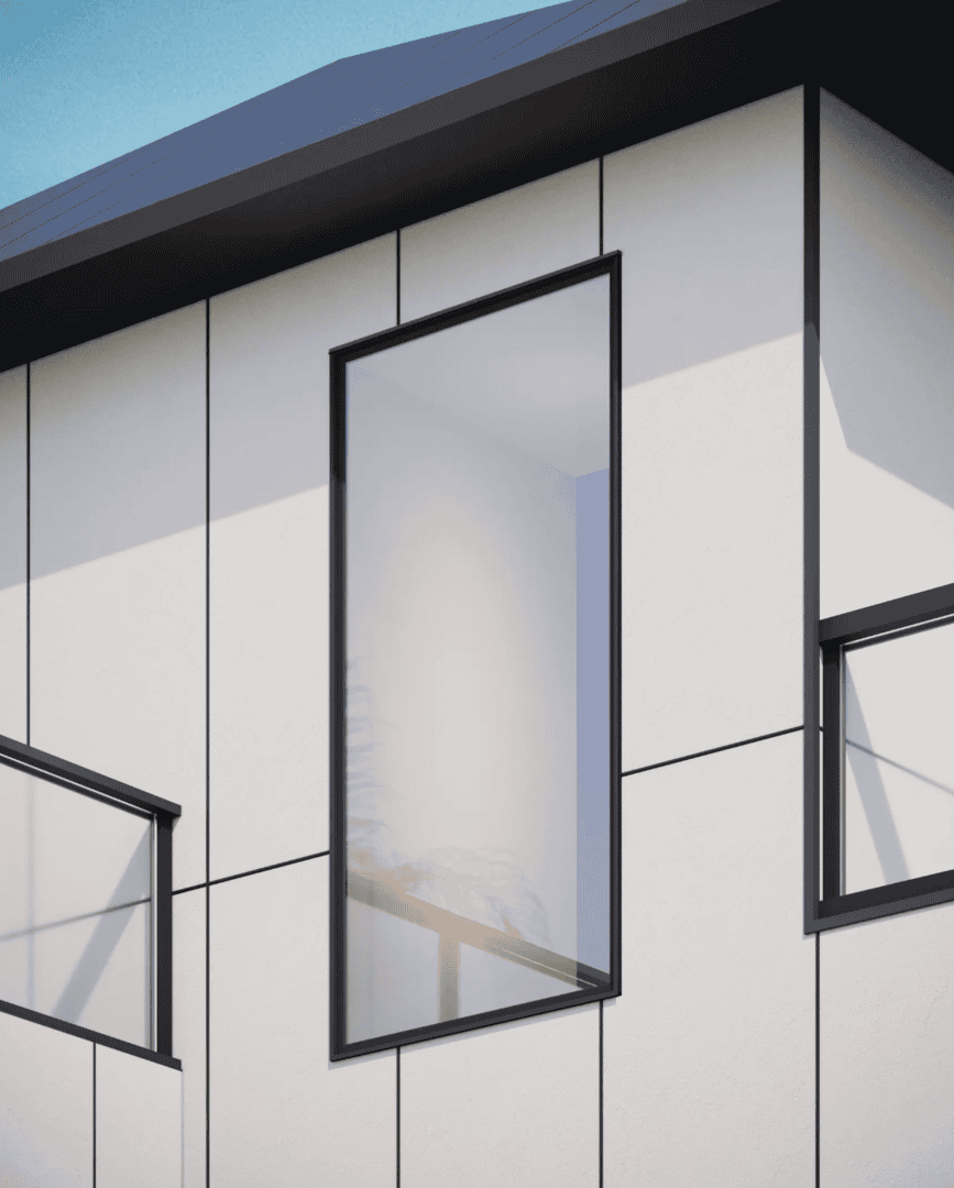 Modern Kansas City exterior with sleek design and large windows.